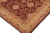 handmade Traditional Kafkaz Chobi Ziegler Drk. Red Beige Hand Knotted RECTANGLE 100% WOOL area rug 9 x 13