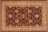 Classic Ziegler Janise Red Beige Hand-Knotted Wool Rug - 9'4'' x 12'9''