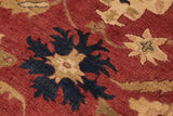 handmade Traditional Kafkaz Chobi Ziegler Rust Lt. Green Hand Knotted RECTANGLE 100% WOOL area rug 9 x 12