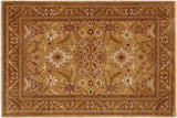 handmade Traditional Kafkaz Chobi Ziegler Tan Brown Hand Knotted RECTANGLE 100% WOOL area rug 9 x 12