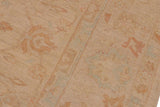 handmade Traditional Kafkaz Chobi Ziegler Beige Green Hand Knotted RECTANGLE 100% WOOL area rug 9 x 12