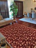 handmade Transitional Kafkaz Chobi Ziegler Wine Red Lt. Brown Hand Knotted RECTANGLE 100% WOOL area rug 9 x 12