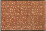 Bohemien Ziegler Shemeka Brown Rust Hand-Knotted Wool Rug- 8'10'' x 11'8''