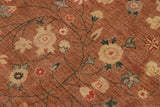 handmade Transitional Kafkaz Chobi Ziegler Lt. Brown Rust Hand Knotted RECTANGLE 100% WOOL area rug 9 x 12
