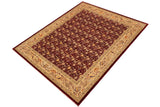 handmade Transitional Kafkaz Chobi Ziegler Burgundy Tan Hand Knotted RECTANGLE 100% WOOL area rug 9 x 12