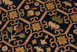 handmade Transitional Kafkaz Chobi Ziegler Blue Green Hand Knotted RECTANGLE 100% WOOL area rug 9 x 12