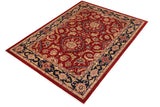 handmade Traditional Kafkaz Chobi Ziegler Red Blue Hand Knotted RECTANGLE 100% WOOL area rug 9 x 12