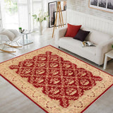 handmade Transitional Kafkaz Chobi Ziegler Red Gold Hand Knotted RECTANGLE 100% WOOL area rug 10 x 14