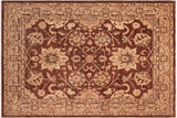 Boho Chic Ziegler Jalisa Brown Tan Hand-Knotted Wool Rug - 8'0'' x 9'10''