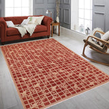handmade Transitional Kafkaz Chobi Ziegler Red Lt. Tan Hand Knotted RECTANGLE 100% WOOL area rug 8 x 10
