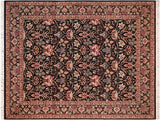 Pak Persian Eilene Black/Brown Wool Rug - 8'2'' x 10'3''
