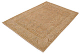 handmade Traditional Kafkaz Chobi Ziegler Lt. Brown Tan Hand Knotted RECTANGLE 100% WOOL area rug 9 x 12