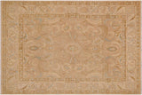 handmade Traditional Kafkaz Chobi Ziegler Lt. Brown Tan Hand Knotted RECTANGLE 100% WOOL area rug 9 x 12