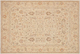 Classic Ziegler Marylynn Beige Brown Hand-Knotted Wool Rug - 9'0'' x 11'4''
