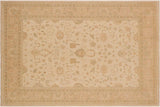 Oriental Ziegler Mariette Beige Nude Hand-Knotted Wool Rug - 9'2'' x 11'4''