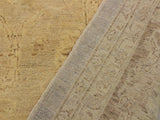 handmade Traditional Kafkaz Lt. Tan Lt. Brown Hand Knotted RECTANGLE 100% WOOL area rug 9x12