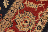 handmade Traditional Kafkaz Chobi Ziegler Navy Red Hand Knotted RECTANGLE 100% WOOL area rug 9 x 11