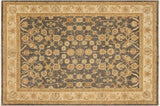 Classic Ziegler Ronald Gray Beige Hand-Knotted Wool Rug - 8'11'' x 11'8''