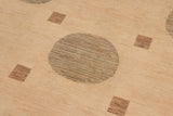 handmade Transitional Kafkaz Chobi Ziegler Tan Green Hand Knotted RECTANGLE 100% WOOL area rug 10 x 14