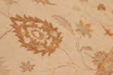 handmade Traditional Kafkaz Chobi Ziegler Tan Brown Hand Knotted RECTANGLE 100% WOOL area rug 10 x 14
