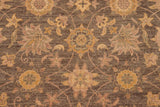 handmade Transitional Kafkaz Chobi Ziegler Gray Lt. Brown Hand Knotted RECTANGLE 100% WOOL area rug 8 x 10