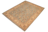 handmade Transitional Kafkaz Chobi Ziegler Lt. Green Beige Hand Knotted RECTANGLE 100% WOOL area rug 8 x 10