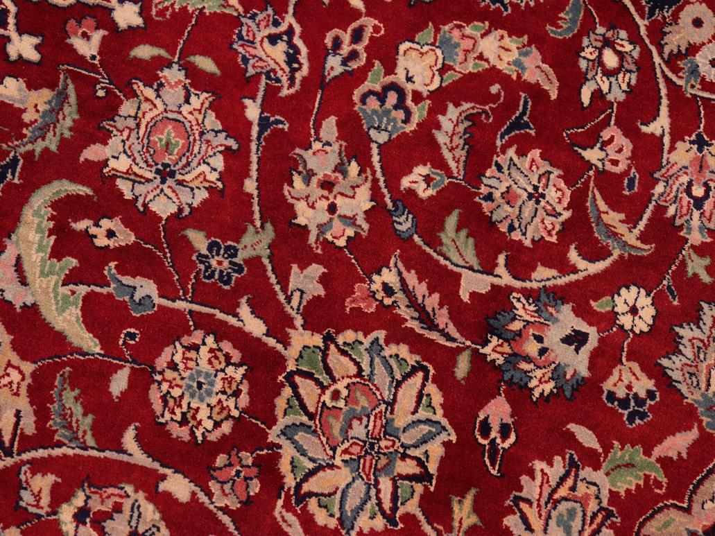 handmade Traditional Isphan Red Blue Hand Knotted RECTANGLE 100% WOOL area rug 8x10