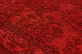A05196, 9 3"x1111",Over Dyed                     ,9x12,Red,ROSE,Hand-knotted                  ,Pakistan   ,100% Wool  ,Rectangle  ,652671195808