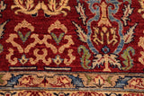 handmade Transitional Kafkaz Chobi Ziegler Red Lt. Green Hand Knotted RECTANGLE 100% WOOL area rug 9 x 12