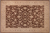 Classic Ziegler Lori Brown Gray Hand-Knotted Wool Rug - 9'1'' x 11'10''