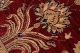 handmade Traditional Kafkaz Chobi Ziegler Red Blue Hand Knotted RECTANGLE 100% WOOL area rug 9 x 12