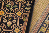 handmade Transitional Kafkaz Chobi Ziegler Blue Green Hand Knotted RECTANGLE 100% WOOL area rug 9 x 11