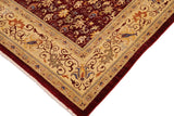 handmade Transitional Kafkaz Chobi Ziegler Red Beige Hand Knotted RECTANGLE 100% WOOL area rug 9 x 12