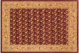Oriental Ziegler Sara Red Beige Hand-Knotted Wool Rug - 8'10'' x 11'11''