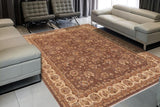 handmade Traditional Kafkaz Chobi Ziegler Brown Beige Hand Knotted RECTANGLE 100% WOOL area rug 9 x 12