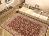 handmade Traditional Kafkaz Chobi Ziegler Brown Beige Hand Knotted RECTANGLE 100% WOOL area rug 9 x 11