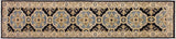 Classic Ziegler Corey Blue Ivory Hand-Knotted Wool Runner  - 2'7'' x 10'0''