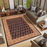 handmade Transitional Kafkaz Chobi Ziegler Blue Tan Hand Knotted RECTANGLE 100% WOOL area rug 9 x 12