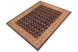 handmade Transitional Kafkaz Chobi Ziegler Blue Tan Hand Knotted RECTANGLE 100% WOOL area rug 9 x 12