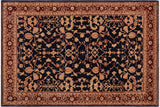 handmade Traditional Kafkaz Chobi Ziegler Drk. Blue Brown Hand Knotted RECTANGLE 100% WOOL area rug 9 x 12