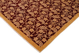 handmade Transitional Kafkaz Chobi Ziegler Red Gold Hand Knotted RECTANGLE 100% WOOL area rug 9 x 12