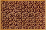 Boho Chic Ziegler Yolanda Red Gold Hand-Knotted Wool Rug - 8'11'' x 11'11''