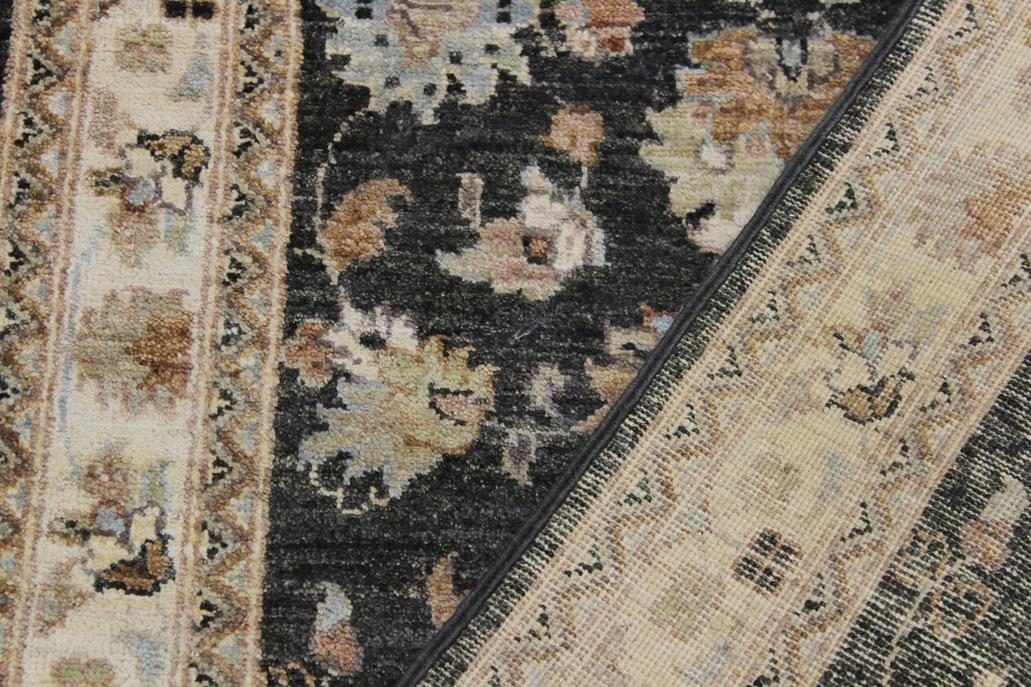 handmade Traditional Kafkaz Gray Ivory Hand Knotted RUNNER 100% WOOL area rug 3x8 