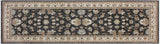 Boho Chic Ziegler Anderson Gray Ivory Hand-Knotted Wool Runner  - 2'8'' x 8'1''