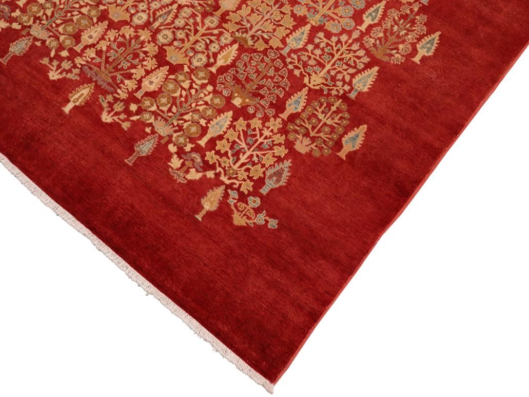 handmade Traditional Kafkaz Red Tan Hand Knotted RECTANGLE 100% WOOL area rug 8x10