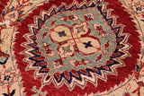 handmade Transitional Kafkaz Chobi Ziegler Red Blue Hand Knotted RECTANGLE 100% WOOL area rug 9 x 12