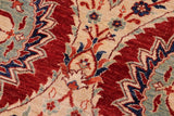 handmade Transitional Kafkaz Chobi Ziegler Red Blue Hand Knotted RECTANGLE 100% WOOL area rug 9 x 12