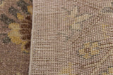 Handmade Kafakz Chobi Ziegler Modern Contemporary Gold Gold Hand Knotted Rectangel Hand Knotted 100% Vegetable Dyed wool area rug 2 x 3