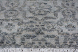 Handmade Kafakz Chobi Ziegler Modern Contemporary Gray Gray Hand Knotted RECTANGLE WOOL&VISCOU area rug 4 x 6