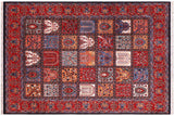 Bohemien Ziegler Roseanne Blue Rust Hand-Knotted Wool Rug - 8'2'' x 9'9''